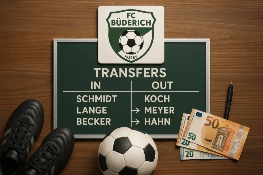 Transfers des FC Büderich 2025: Kaderumbruch und neue Talente