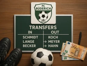 Transfers des FC Büderich 2025: Kaderumbruch und neue Talente